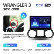 Штатна магнітола Teyes CC2 Plus 3GB+32GB4G+WiFi Jeep Wrangler 3 (2010-2018)