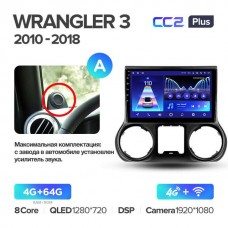 Штатна магнітола Teyes CC2 Plus 4GB+64GB4G+WiFi Jeep Wrangler 3 (2010-2018)