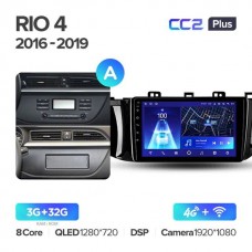 Штатна магнітола Teyes CC2 Plus KIA Rio 4 (2016-2019)