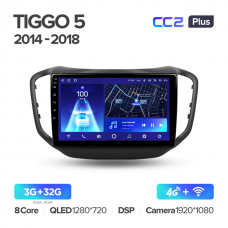 Штатна магнітола Teyes CC2 Plus Chery Tiggo 5 (2014-2018)