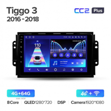 Штатна магнітола Teyes CC2 Plus Chery Tiggo 3 (2016-2018)