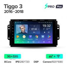 Штатна магнітола Teyes sPRO Plus Chery Tiggo 3 (2016-2018)