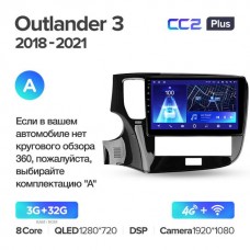 Штатна магнітола Teyes CC2 Plus Mitsubishi Outlander 3 III (2018-2021)