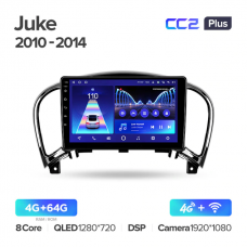 Штатна магнітола Teyes CC2 Plus Nissan Juke (2010-2014)