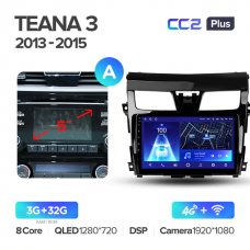 Штатна магнітола Teyes CC2 Plus Nissan Teana (2013-2015)