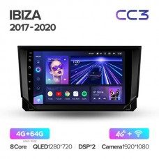 Штатна магнітола Teyes CC3 Seat Ibiza (2017-2020)