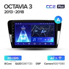 Штатна магнітола Teyes CC2 Plus Skoda Octavia 3 (2013-2018)