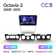 Штатна магнітола Teyes CC3 Skoda Octavia A5 (2008-2013)