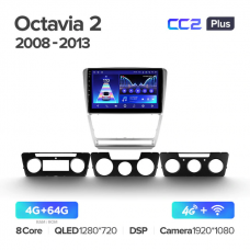 Штатна магнітола Teyes CC2 Plus Skoda Octavia A5 (2008-2013)