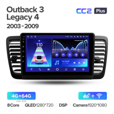 Штатна магнітола Teyes CC2 Plus Subaru Outback 3/Legacy 4 (2003-2009)