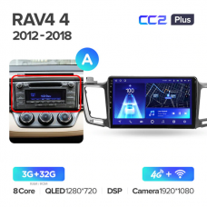 Штатна магнітола Teyes CC2 Plus Toyota RAV 4 (2012-2018)