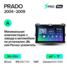 Штатна магнітола Teyes sPRO Plus Toyota Land Cruiser Prado (2004-2009)