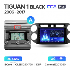 Штатна магнітола Teyes CC2 Plus VW Tiguan 1 (2006-2017)