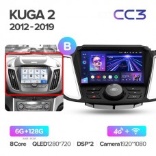 Штатна магнітола Teyes CC3 Ford Kuga 2 (2012-2019) с крутилкой