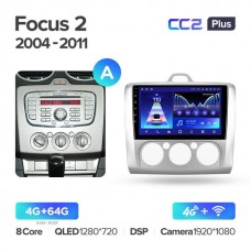 Штатна магнітола Teyes CC2 Plus 4GB+64GB4G+WiFi Ford Focus 2 (2004-2011)