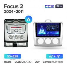 Штатна магнітола Teyes CC2 Plus 3GB+32GB4G+WiFi Ford Focus 2 (2004-2011)