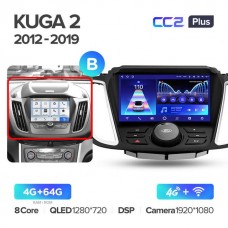 Штатна магнітола Teyes CC2 Plus Ford Kuga 2 (2012-2019) с крутилкой