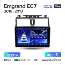 Штатна магнітола Teyes CC2 Plus Geely Emgrand EC7 (2016-2018)