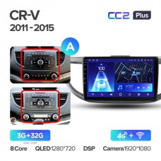 Штатна магнітола Teyes CC2 Plus 3GB+32GB4G+WiFi Honda CRV (2011-2015)
