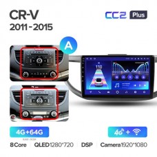 Штатна магнітола Teyes CC2 Plus 4GB+64GB4G+WiFi Honda CRV (2011-2015)