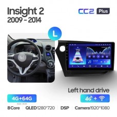 Штатна магнітола Teyes CC2 Plus Honda Insight 2 LHD RHD (2009-2014)