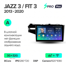 Штатна магнітола Teyes sPRO Plus 3GB+32GB4G+WiFi Honda Jazz 3 (2013-2020)