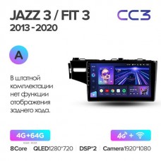 Штатна магнітола Teyes CC3 4GB+64GB4G+WiFi Honda Jazz 3 (2013-2020)