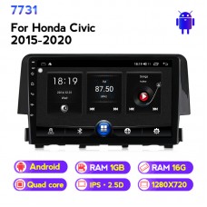 Штатна магнітола HONDA CIVIC (2015-2020) NAVIFLY NF116-650