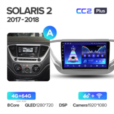Штатна магнітола Teyes CC2 Plus 4GB+64GB4G+WiFi Hyundai Accent (Solaris) (2017-2018)