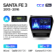 Штатна магнітола Teyes CC2 Plus 3GB+32GB4G+WiFi Hyundai Santa Fe (2013-2016)