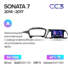 Штатна магнітола Teyes CC3 6GB+128GB4G+WiFi Hyundai Sonata (2014-2017)