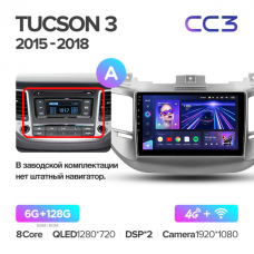Штатна магнітола Teyes CC3 6GB+128GB4G+WiFi Hyundai Tucson (2015-2018)