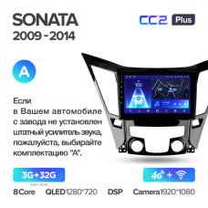 Штатна магнітола Teyes CC2 Plus 3GB+32GB4G+WiFi Hyundai Sonata YF (2009-2014)