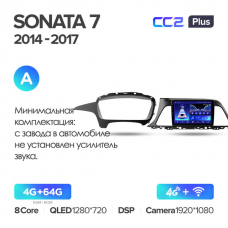 Штатна магнітола Teyes CC2 Plus 4GB+64GB4G+WiFi Hyundai Sonata (2014-2017)