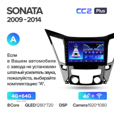 Штатна магнітола Teyes CC2 Plus 4GB+64GB4G+WiFi Hyundai Sonata YF (2009-2014)