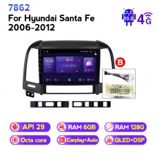 Штатна магнітола HYUNDAI SANTA FE (2006-2012) NAVIFLY NF8128-716