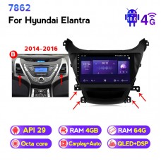 Штатна магнітола HYUNDAI ELANTRA (2014-2016) NAVIFLY NF464-483