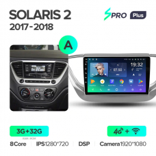 Штатна магнітола Teyes sPRO Plus 3GB+32GB4G+WiFi Hyundai Accent (Solaris) (2017-2018)