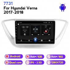 Штатна магнітола HYUNDAI ACCENT (2017-2018) NAVIFLY NF116-784