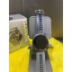 Смарт-годинник Garmin Forerunner 265 з чорними безелем і корпусом та чорно-сірим силіконовим ремінцем 010-02810-10