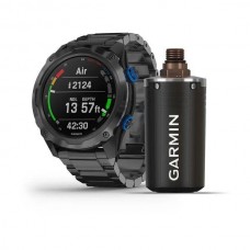 Смарт-годинник Garmin Descent Mk2i титановий з DLC-покриттям і чорним титановим ремінцем + датчик T1 (010-02132-12)