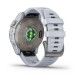 Смарт-годинник Garmin epix Pro (Gen 2) Sapphire Edition (47мм) титановий з ремінцем кольору білого каменю (010-02803-21)