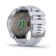 Смарт-годинник Garmin Epix Pro Gen 2 Sapphire Edition (51мм) Titanium з силіконовим білим ремінцем 010-02804-11