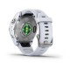 Смарт-годинник Garmin epix Pro (Gen 2) Standard Edition (42мм) сріблястий з ремінцем кольору білого каменю (010-02802-01)
