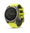 Смарт-годинник Garmin Fenix 8 Solar Sapphire 47mm титан з жовтим силіконовим ремінцем (010-02906-21)