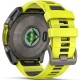 Смарт-годинник Garmin Fenix 8 Solar Sapphire 51 мм Titanium With An Amp Yellow and Graphite Silicone Band 010-02907-21
