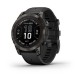 Смарт-годинник Garmin fenix 7 Pro Sapphire Solar Edition карбоново-сірий титановий DLC з чорним ремінцем (010-02777-11)