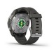 Смарт-годинник Garmin fenix 7S Pro Solar Edition сріблястий з ремінцем графітового кольору (010-02776-01)