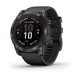 Смарт-годинник Garmin fenix 7X Pro Sapphire Solar Edition карбоново-сірий титановий DLC з чорним ремінцем (010-02778-11)