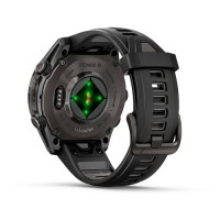 Смарт-годинник Garmin fenix 8 AMOLED (43 мм) Sapphire карбоново-сірий DLC титан чорний/гравійно-сірий (010-02903-21)